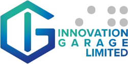 logo of innovation garage. containing brail of the name I and G